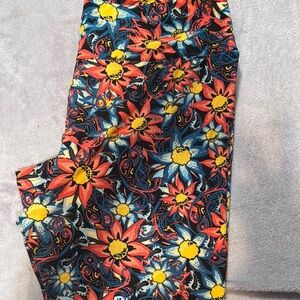 Floral Lularoe  Leggings - Multicolor